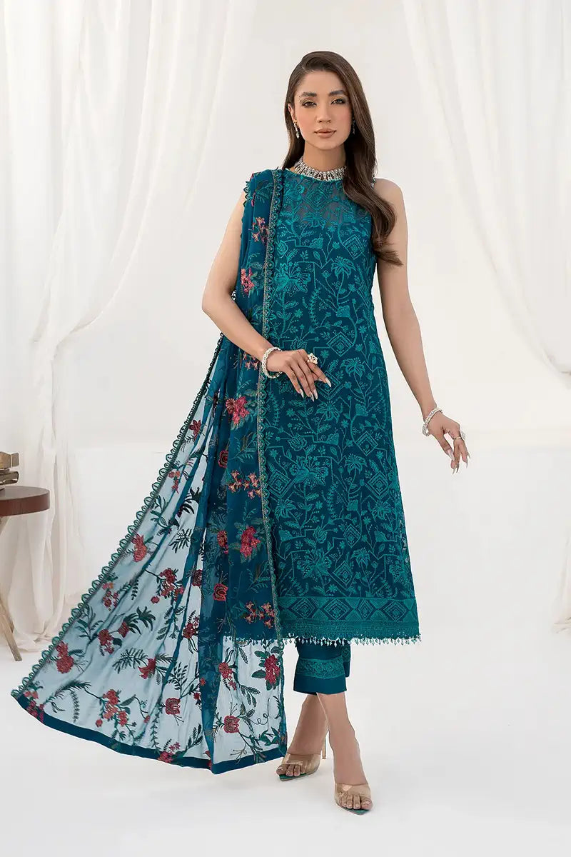 Zarif | LA CELESTE LUXURY Formals | ZLC 03 GARDENIA - Saira Saqlain