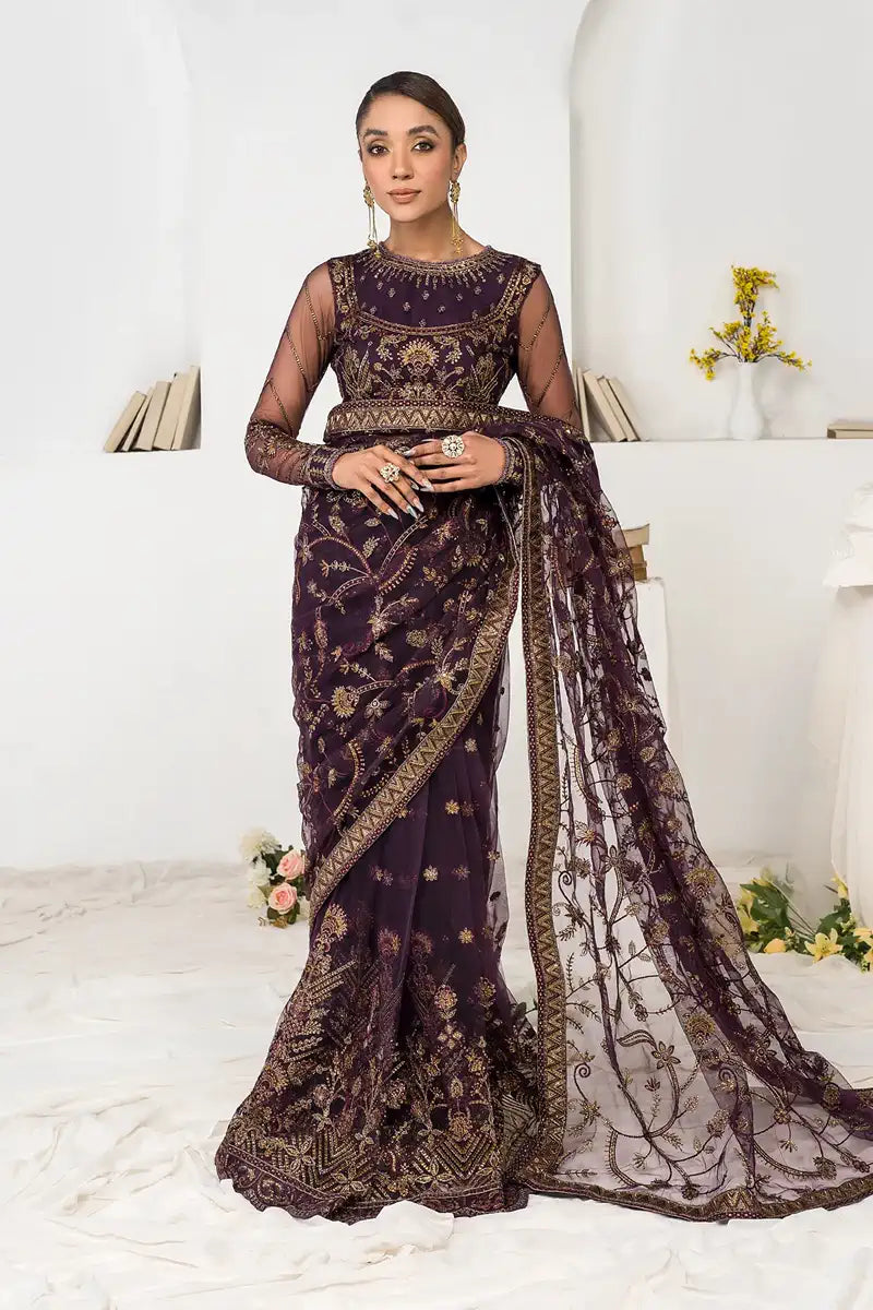 Zarif | LA CELESTE LUXURY Formals | ZLC 06 LAVENDER - Saira Saqlain