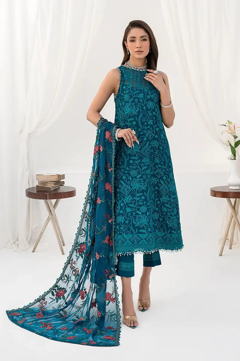 Zarif | LA CELESTE LUXURY Formals | ZLC 03 GARDENIA - Saira Saqlain