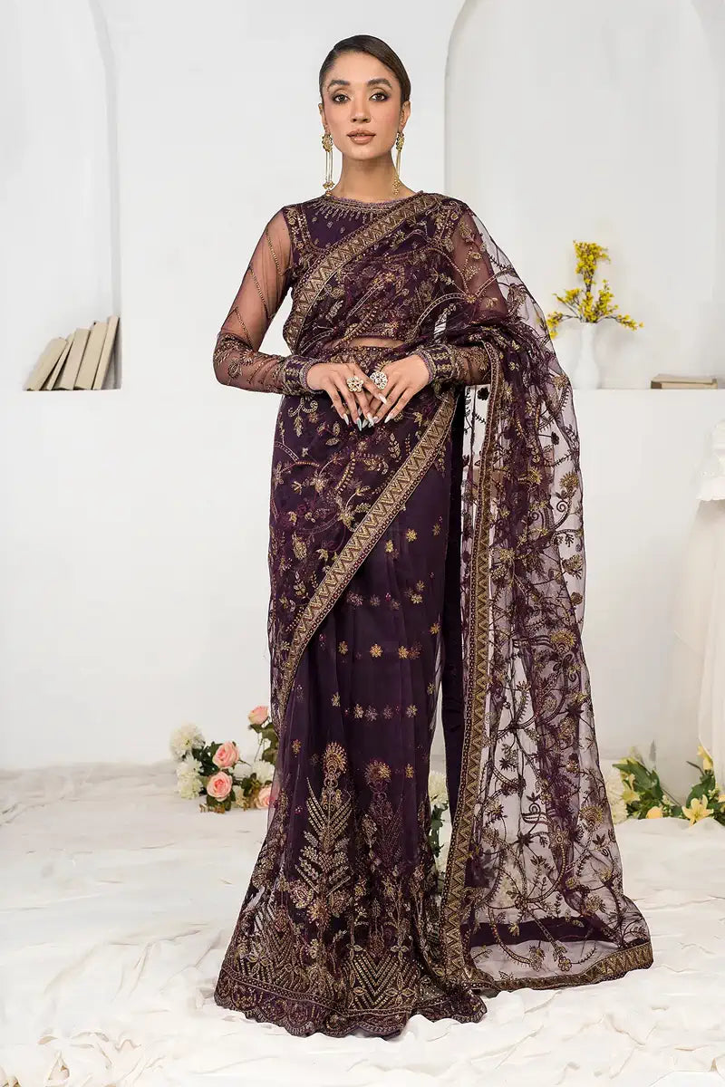 Zarif | LA CELESTE LUXURY Formals | ZLC 06 LAVENDER - Saira Saqlain