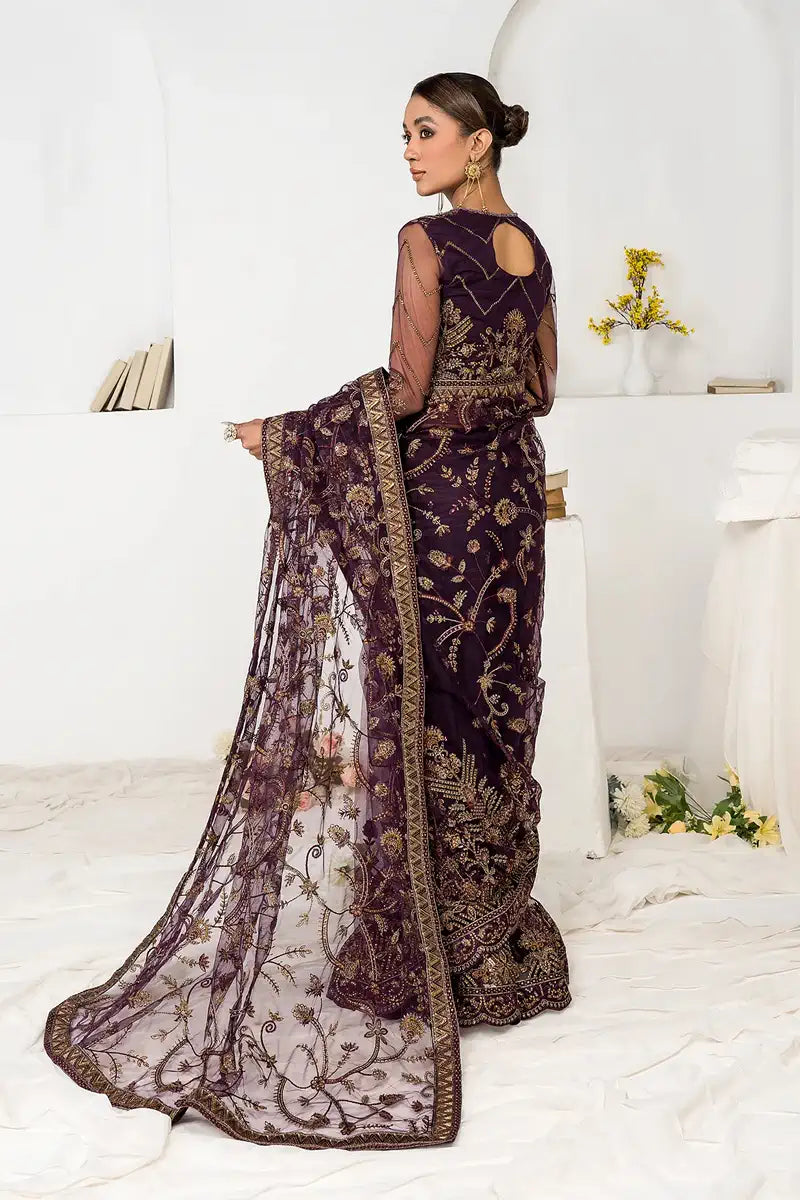 Zarif | LA CELESTE LUXURY Formals | ZLC 06 LAVENDER - Saira Saqlain