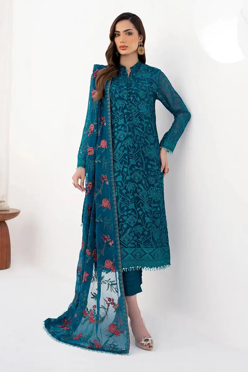 Zarif | LA CELESTE LUXURY Formals | ZLC 03 GARDENIA - Saira Saqlain