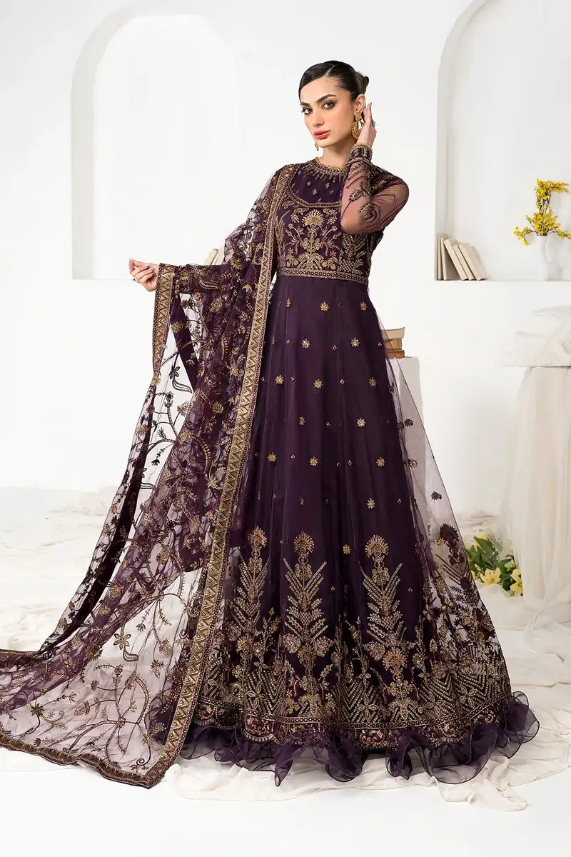 Zarif | LA CELESTE LUXURY Formals | ZLC 06 LAVENDER - Saira Saqlain