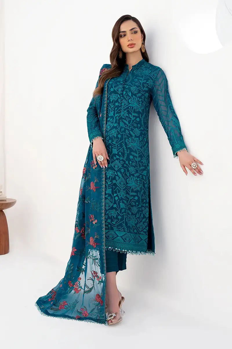 Zarif | LA CELESTE LUXURY Formals | ZLC 03 GARDENIA - Saira Saqlain