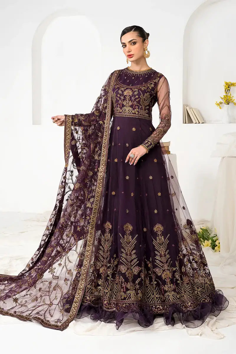 Zarif | LA CELESTE LUXURY Formals | ZLC 06 LAVENDER - Saira Saqlain