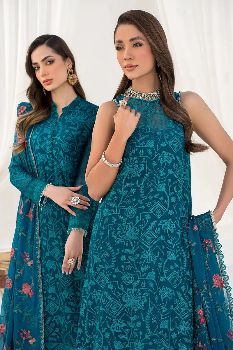 Zarif | LA CELESTE LUXURY Formals | ZLC 03 GARDENIA - Saira Saqlain