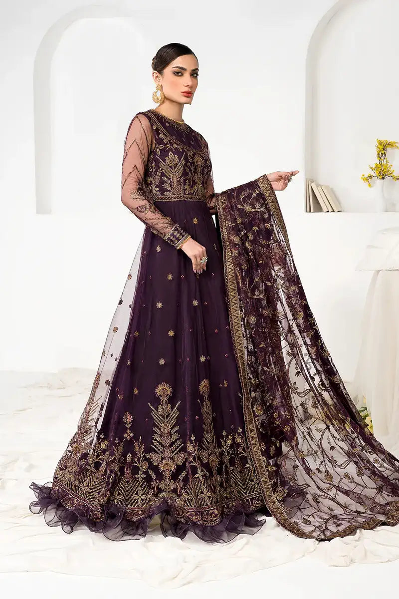 Zarif | LA CELESTE LUXURY Formals | ZLC 06 LAVENDER - Saira Saqlain