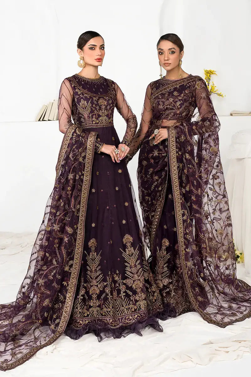 Zarif | LA CELESTE LUXURY Formals | ZLC 06 LAVENDER - Saira Saqlain