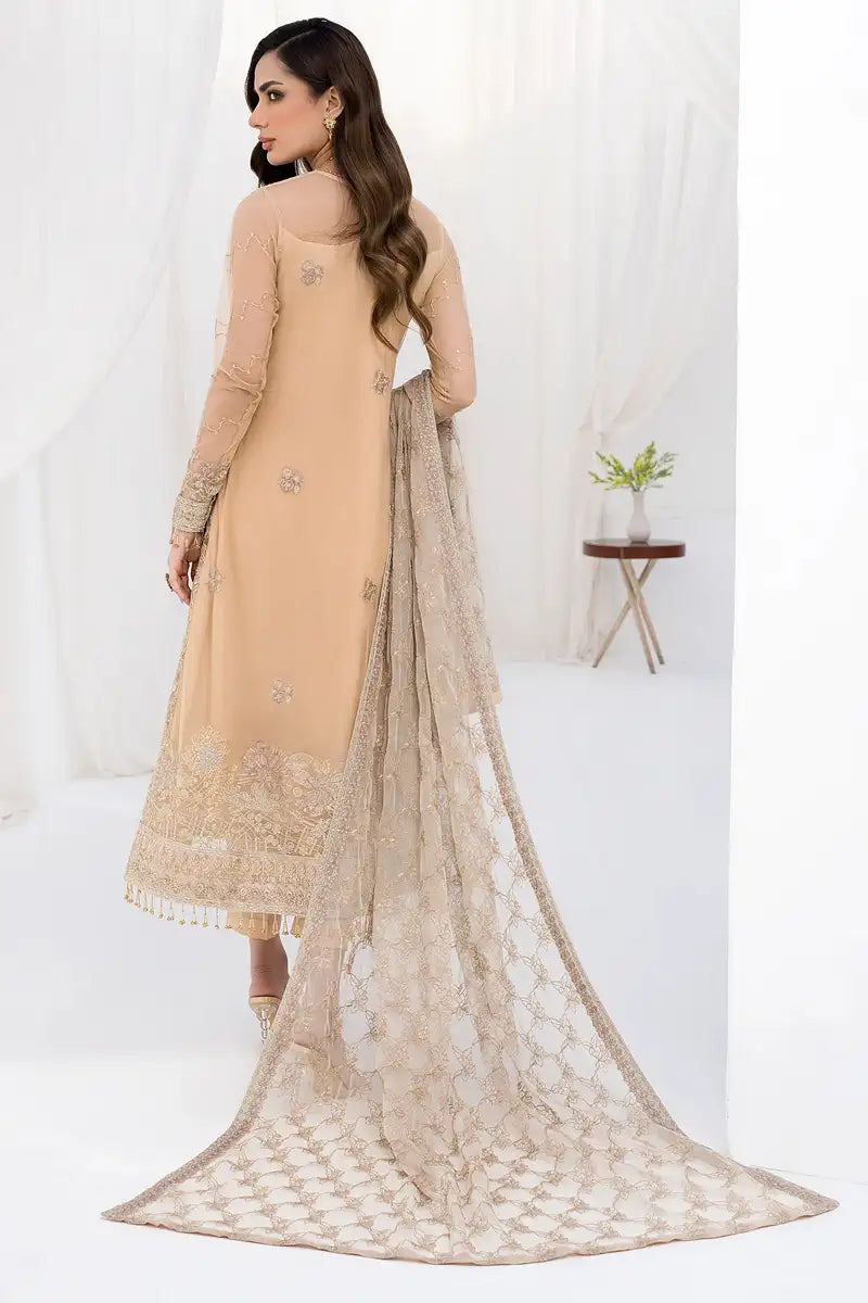 Zarif | LA CELESTE LUXURY Formals | ZLC 07 SAND GLOW - Saira Saqlain