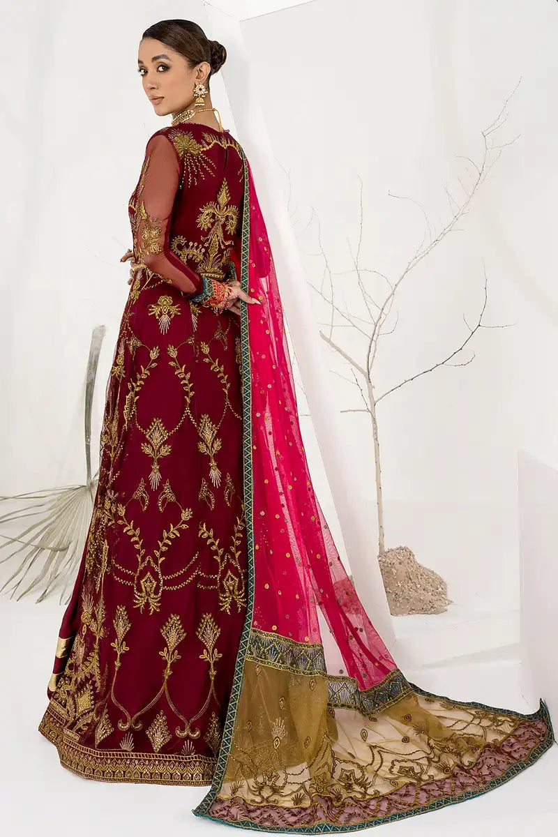 Zarif | LA CELESTE LUXURY Formals | ZLC 04 BURNT ROSE - Saira Saqlain