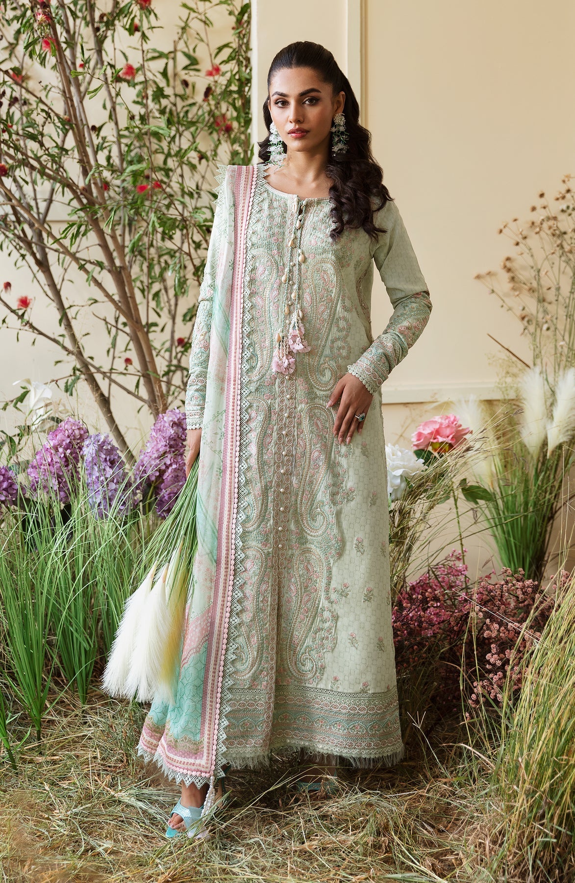 Zevk | Flora Festive Lawn | BLOSSOM -   Luxury -  Saira Saqlain