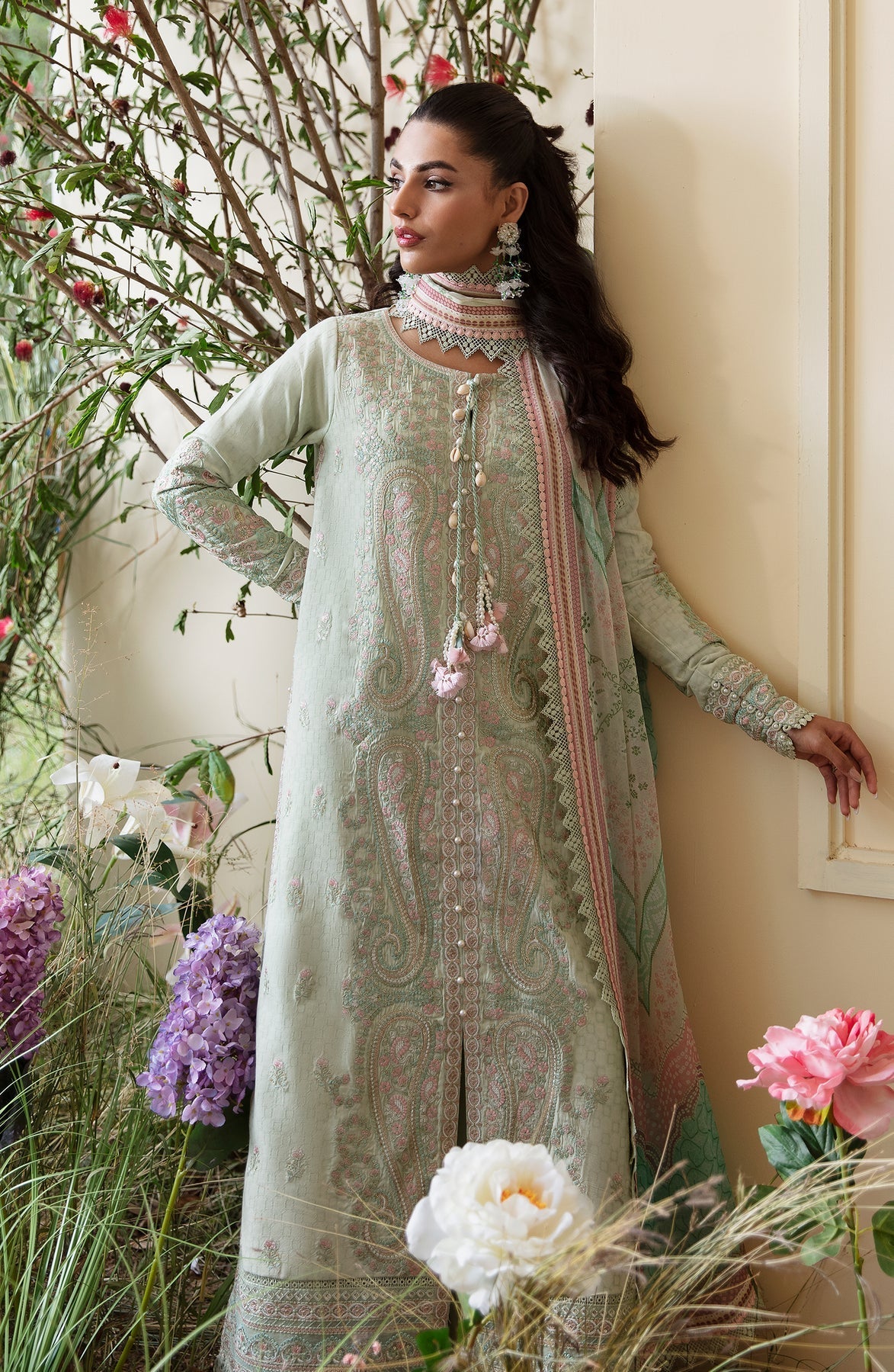 Zevk | Flora Festive Lawn | BLOSSOM -   Luxury -  Saira Saqlain