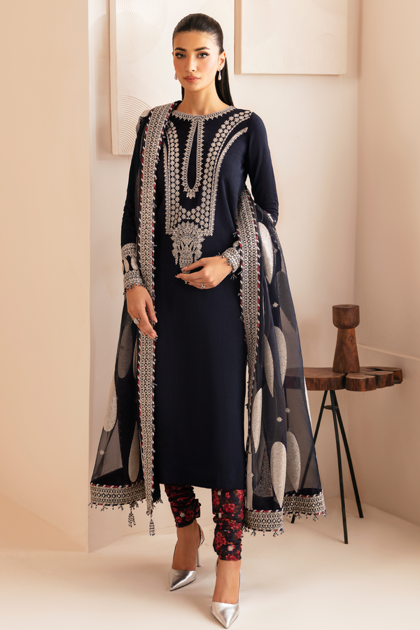 Jazmin | Formals Collection | Raw Silk UR-7033 - Saira Saqlain