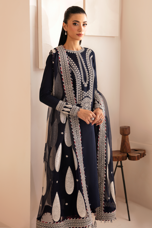 Jazmin | Formals Collection | Raw Silk UR-7033 - Saira Saqlain