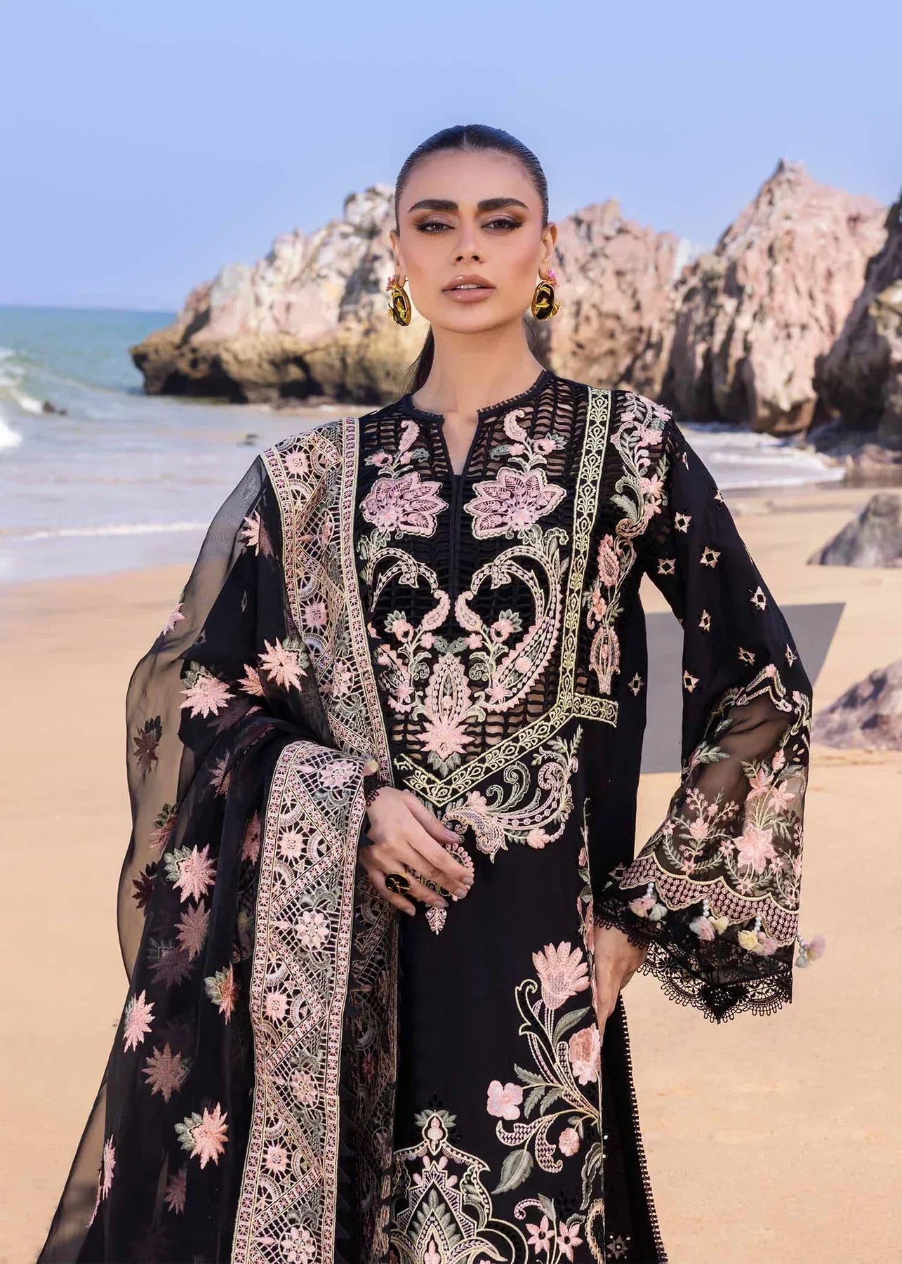 Akbar Aslam | Oasis Lawn 24 | Iris - Saira Saqlain