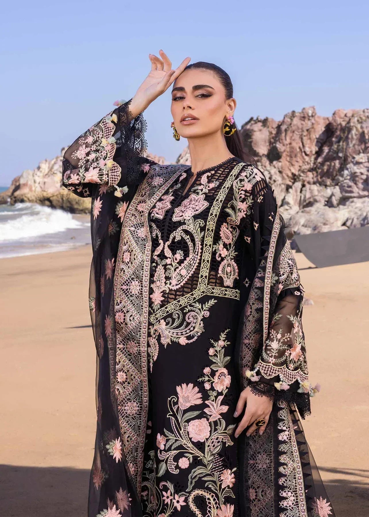 Akbar Aslam | Oasis Lawn 24 | Iris - Saira Saqlain