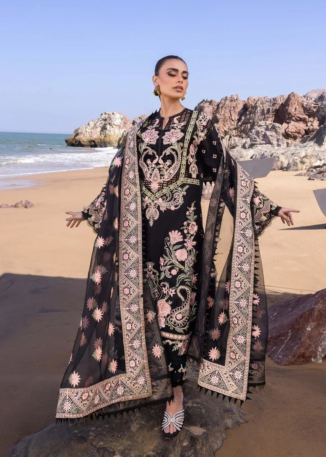 Akbar Aslam | Oasis Lawn 24 | Iris - Saira Saqlain