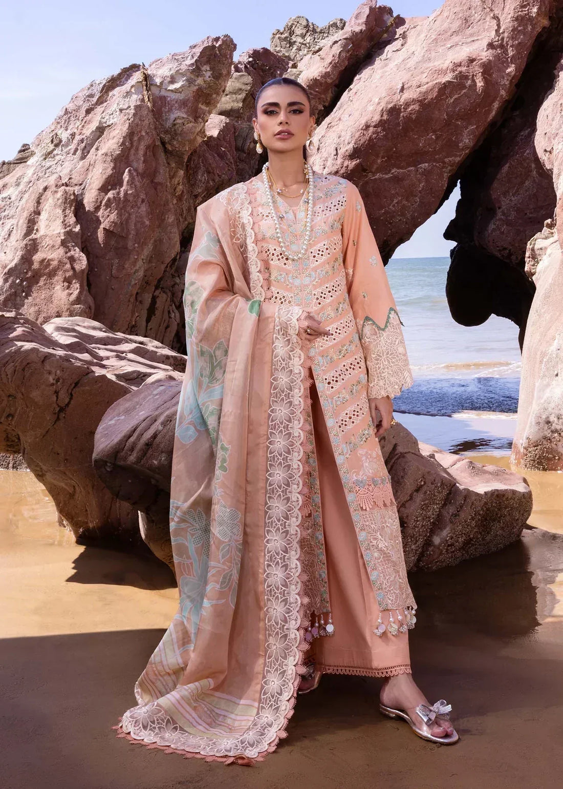 Akbar Aslam | Oasis Lawn 24 | Sweet Pea - Saira Saqlain