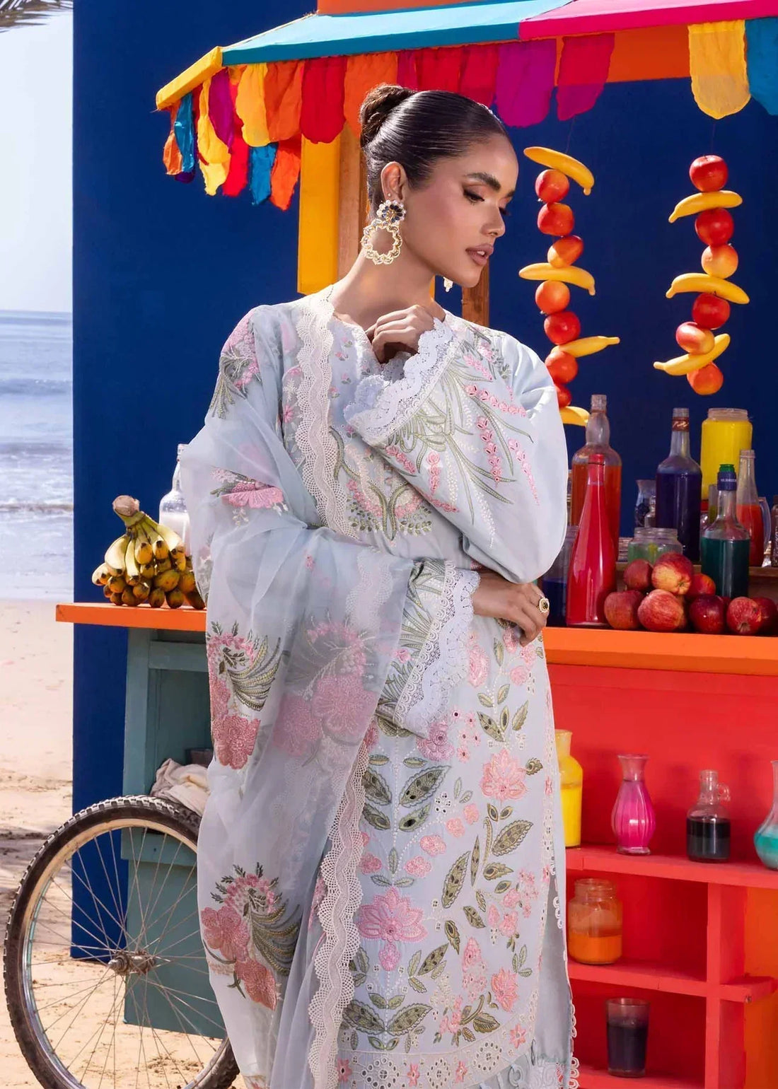Akbar Aslam | Oasis Lawn 24 | Begonia - Saira Saqlain