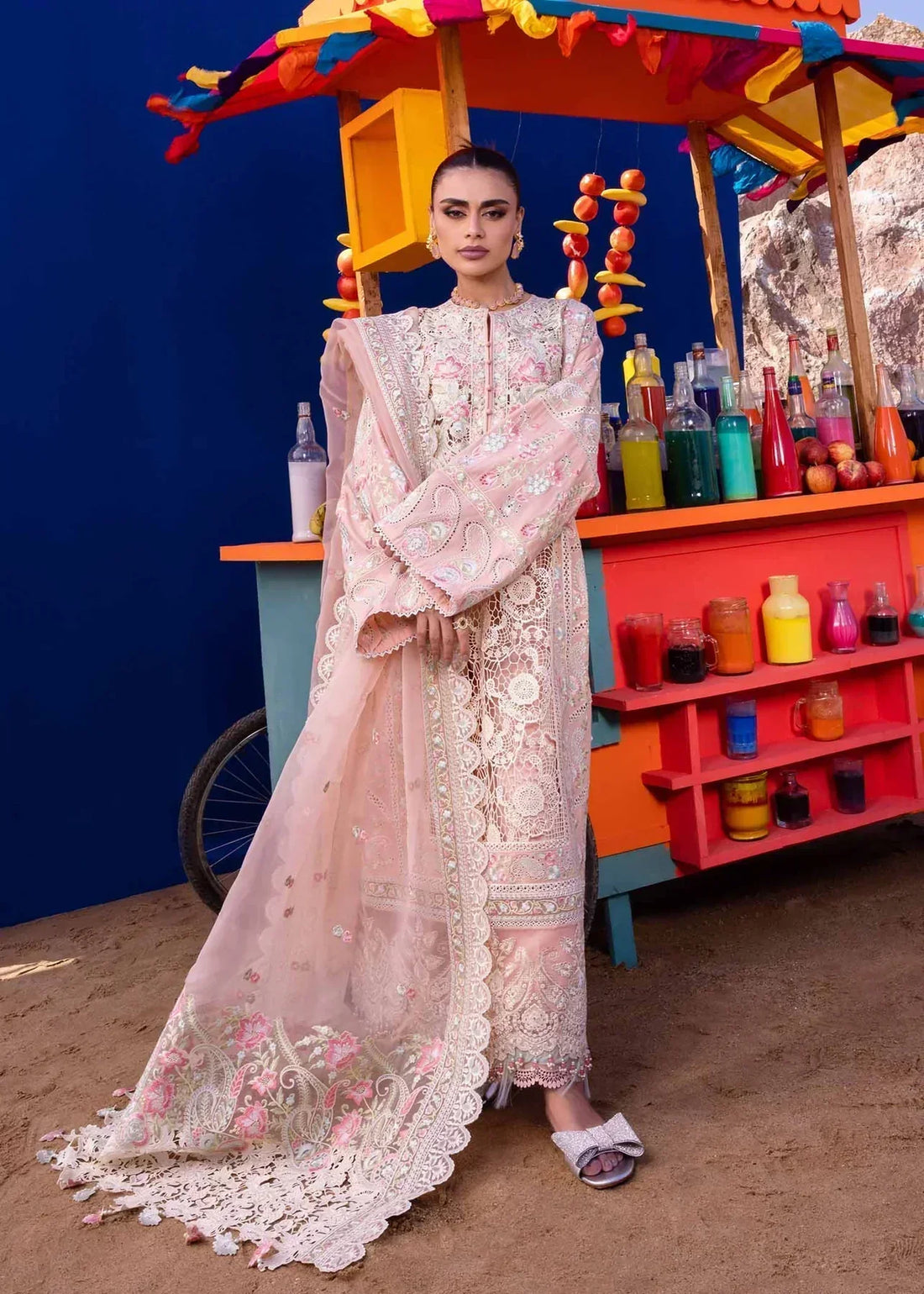 Akbar Aslam | Oasis Lawn 24 | Camellia - Saira Saqlain