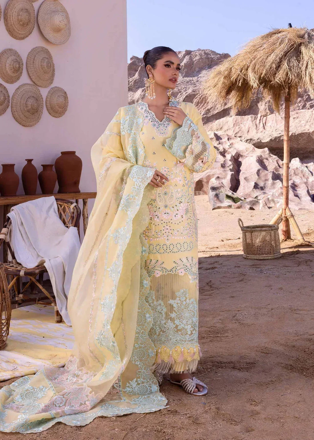 Akbar Aslam | Oasis Lawn 24 | Dahlia - Saira Saqlain