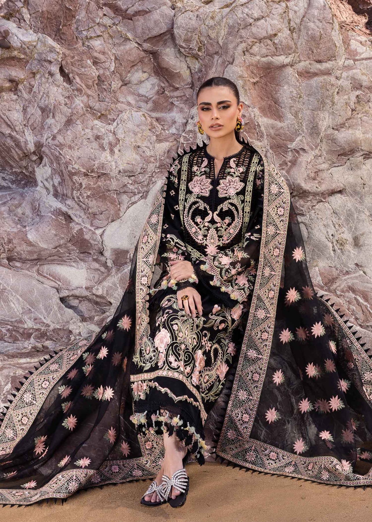 Akbar Aslam | Oasis Lawn 24 | Iris - Saira Saqlain