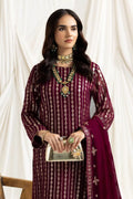 Alizeh | Dua Formals 23 | DUA-V02D03A-AYSAL(MAGENTA) - Saira Saqlain