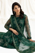 Alizeh | Dua Formals 23 | DUA-V02D05A-ELNAZ(GREEN) - Saira Saqlain