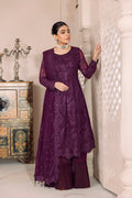 Alizeh | Dua Formals 23 | DUA-V01D03A- SYLVI ( PURPLE ) - Saira Saqlain