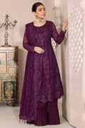 Alizeh | Dua Formals 23 | DUA-V01D03A- SYLVI ( PURPLE ) - Saira Saqlain