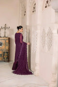 Alizeh | Dua Formals 23 | DUA-V01D03A- SYLVI ( PURPLE ) - Saira Saqlain