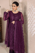 Alizeh | Dua Formals 23 | DUA-V01D03A- SYLVI ( PURPLE ) - Saira Saqlain