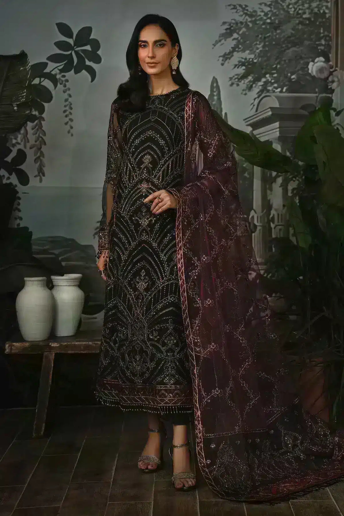Zarif | LA ROSELLA Formals | ZLR 04 NIGHT GLOW - Saira Saqlain