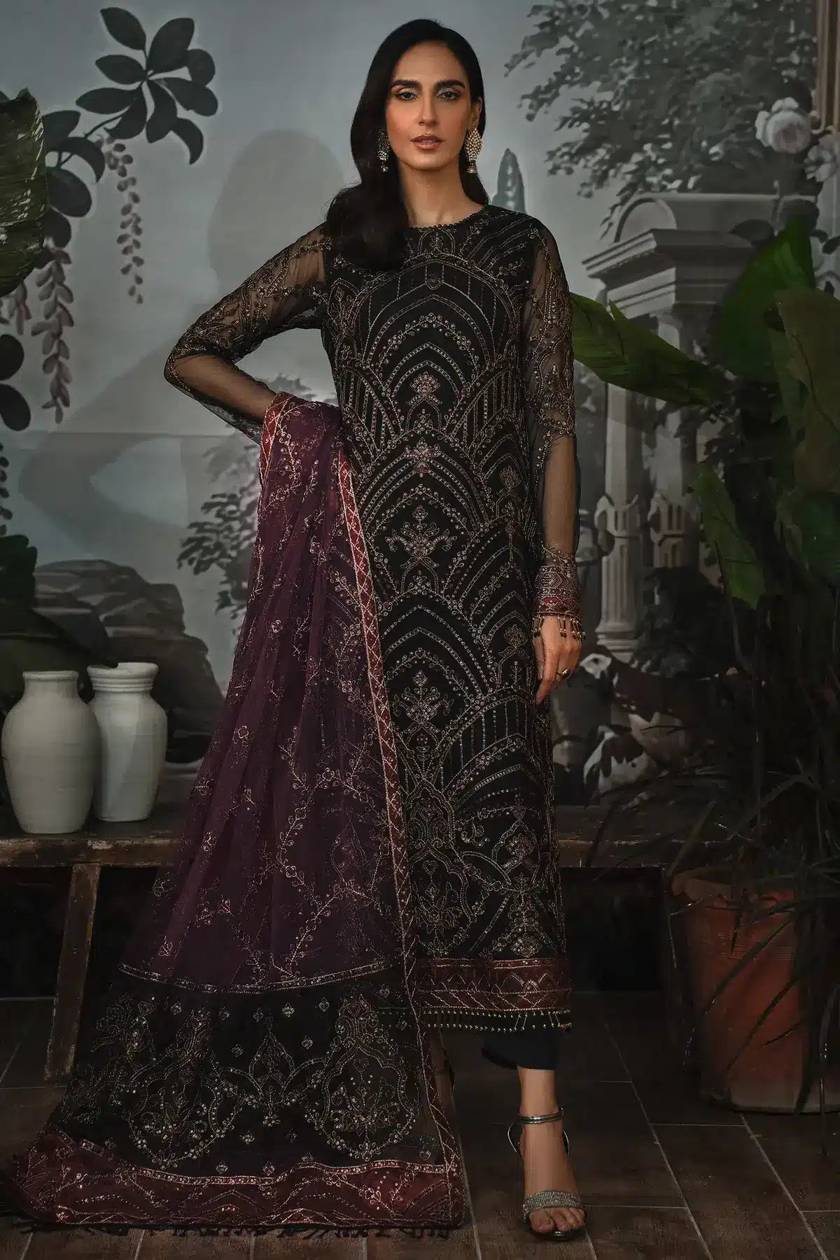 Zarif | LA ROSELLA Formals | ZLR 04 NIGHT GLOW - Saira Saqlain