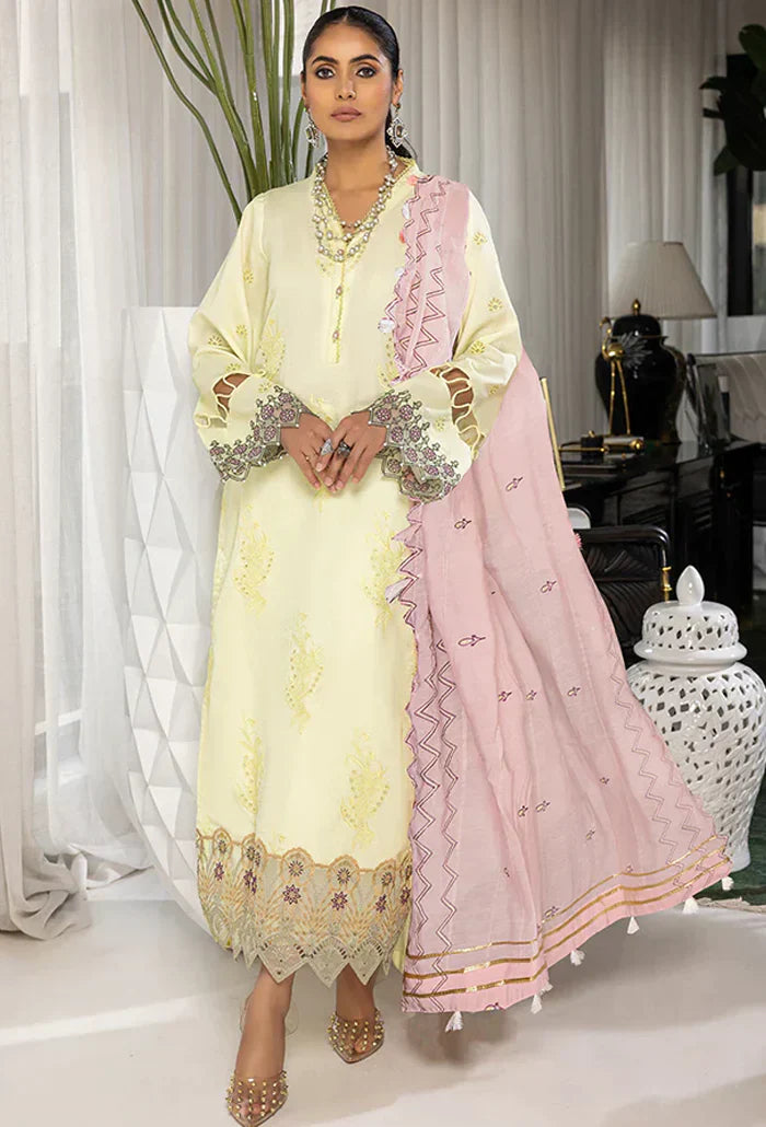 Humdum | Charlotte Chikankari Lawn | D06 - Saira Saqlain