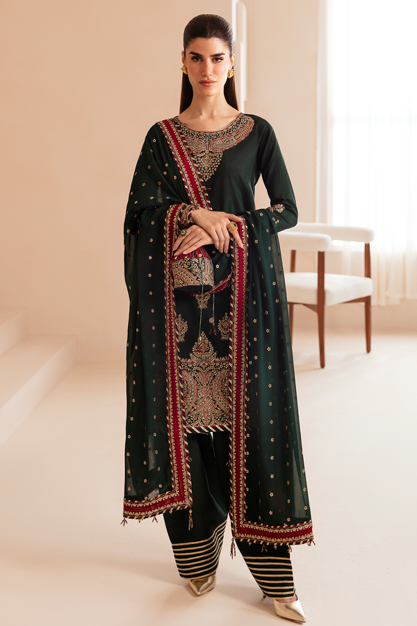 Jazmin | Formals Collection | Raw Silk UR-7036 - Saira Saqlain