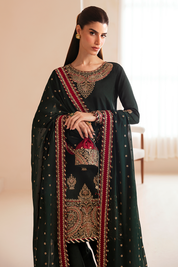 Jazmin | Formals Collection | Raw Silk UR-7036 - Saira Saqlain