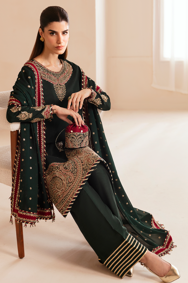 Jazmin | Formals Collection | Raw Silk UR-7036 - Saira Saqlain
