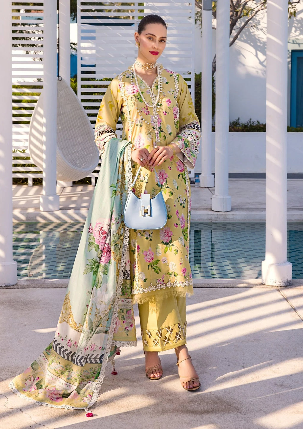 Elaf Premium | Prints Collection 2024 | EOP-02B HUAHIN CHIC - Saira Saqlain