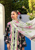Elaf Premium | Prints Collection 2024 | EOP-05A EBONY - Saira Saqlain