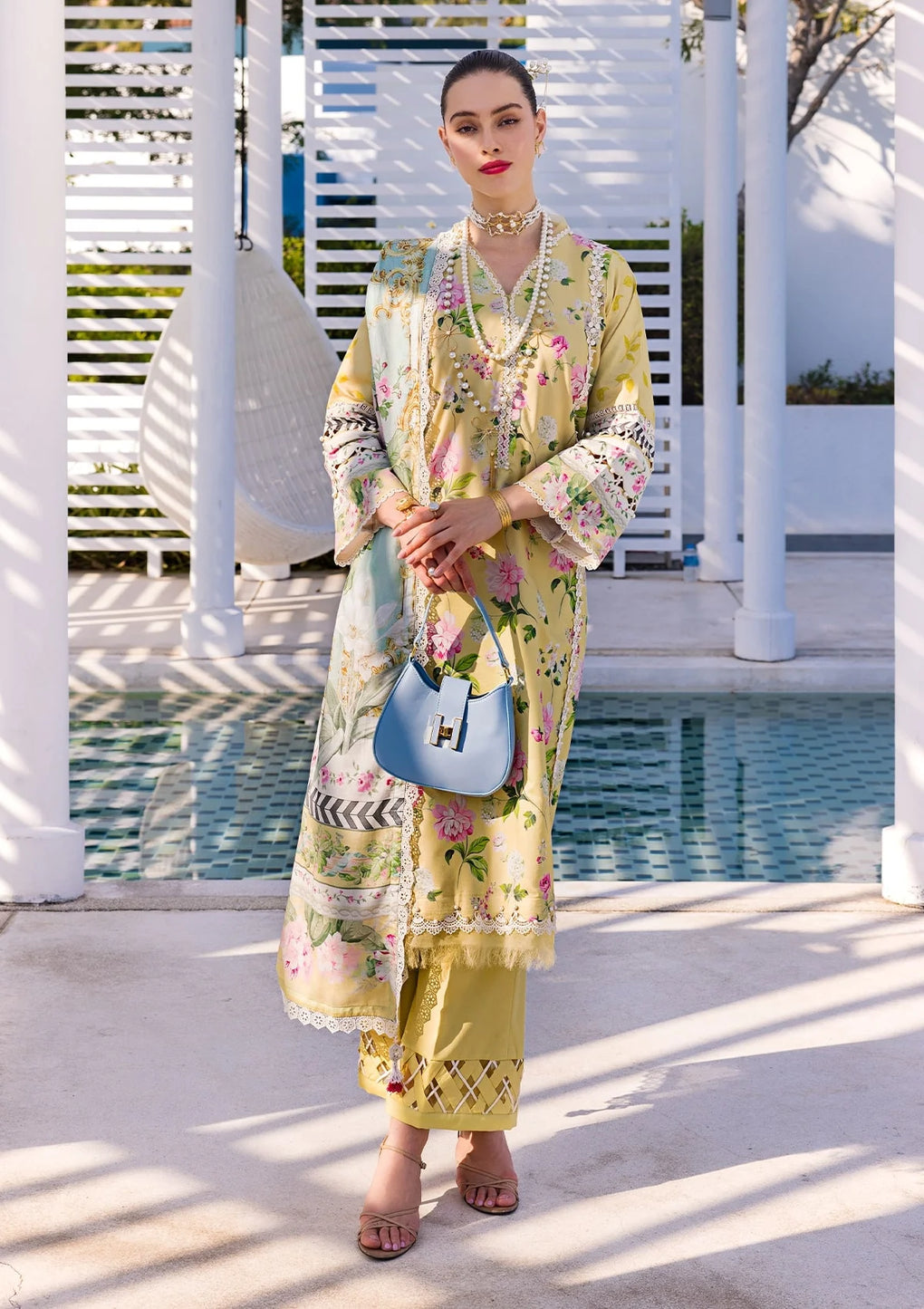 Elaf Premium | Prints Collection 2024 | EOP-02B HUAHIN CHIC - Saira Saqlain