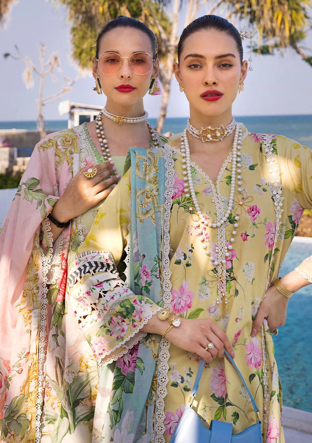Elaf Premium | Prints Collection 2024 | EOP-02B HUAHIN CHIC - Saira Saqlain