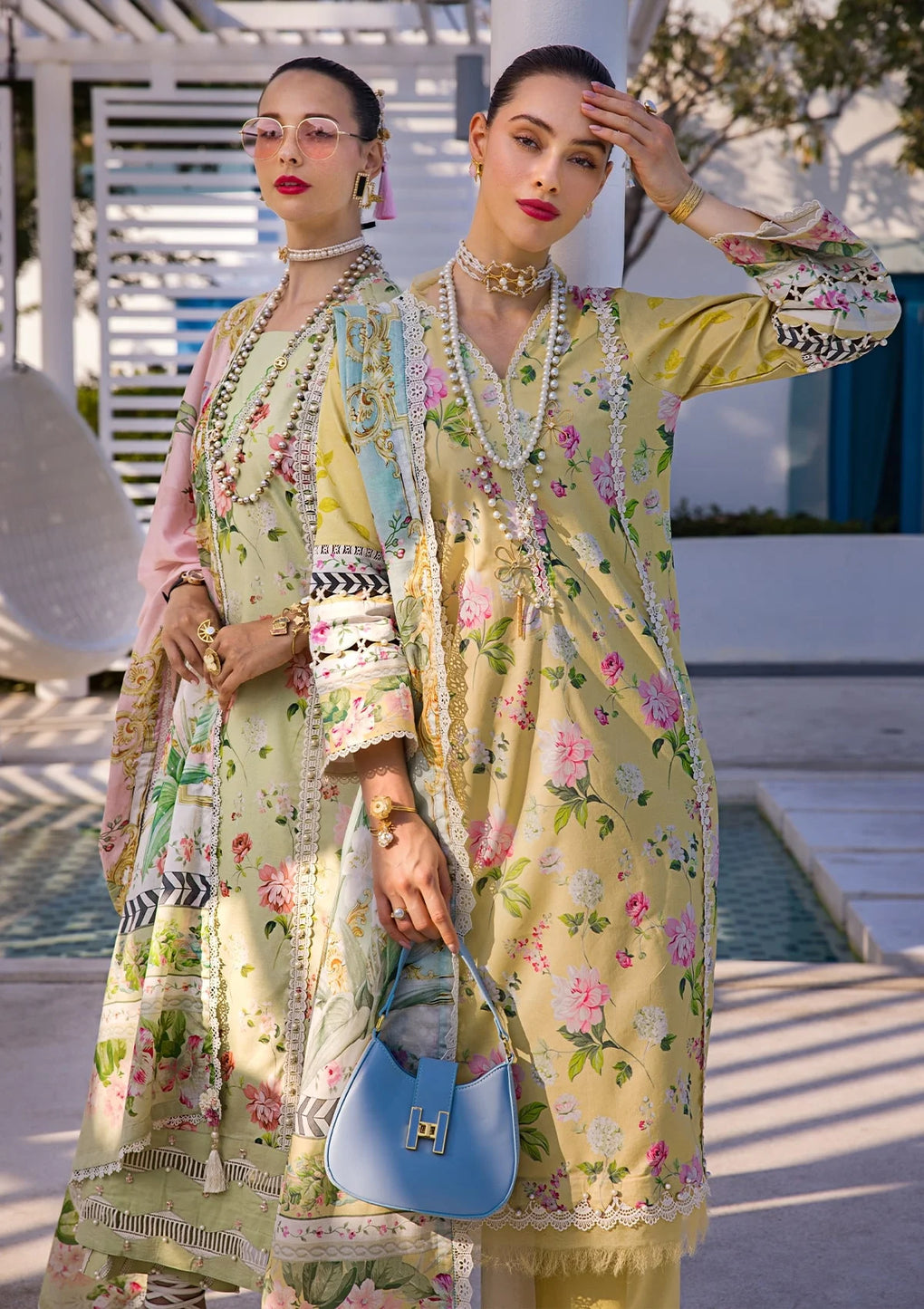 Elaf Premium | Prints Collection 2024 | EOP-02B HUAHIN CHIC - Saira Saqlain