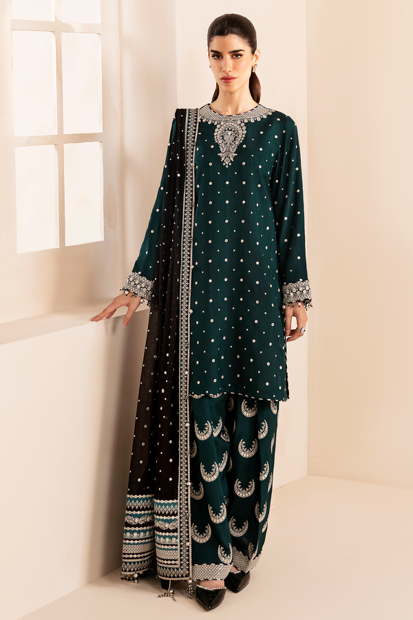 Jazmin | Formals Collection | Raw Silk UR-7035 - Saira Saqlain