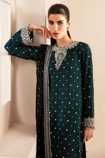 Jazmin | Formals Collection | Raw Silk UR-7035 - Saira Saqlain