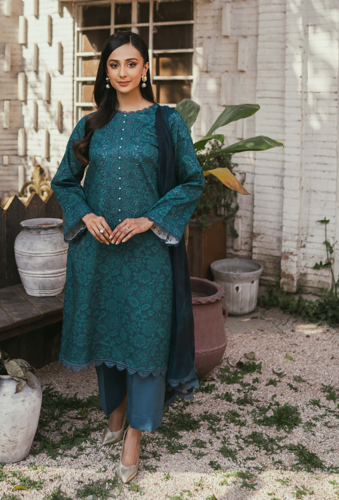 Humdum | Gardenia Lawn | D01 - Saira Saqlain