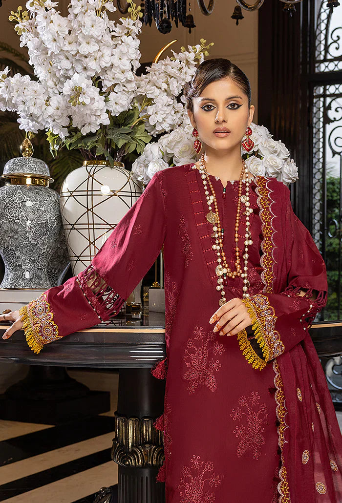 Humdum | Charlotte Chikankari Lawn | D08 - Saira Saqlain