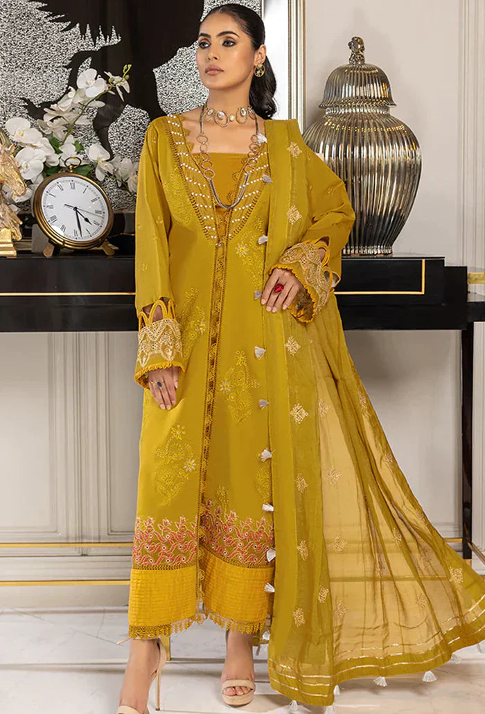Humdum | Charlotte Chikankari Lawn | D03 - Saira Saqlain