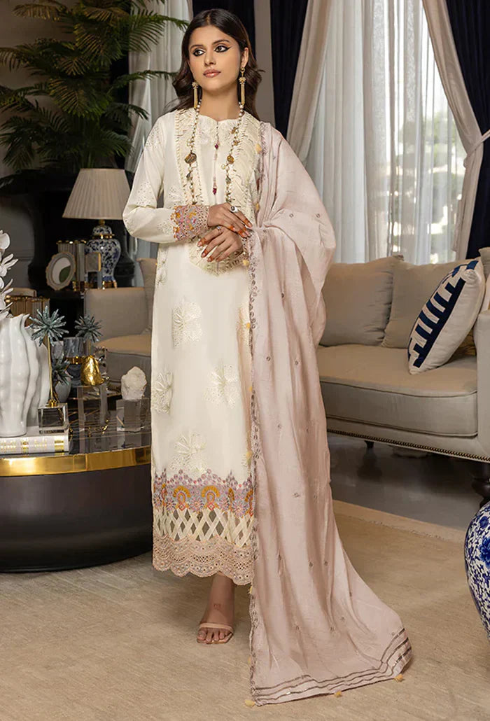 Humdum | Charlotte Chikankari Lawn | D04 - Saira Saqlain