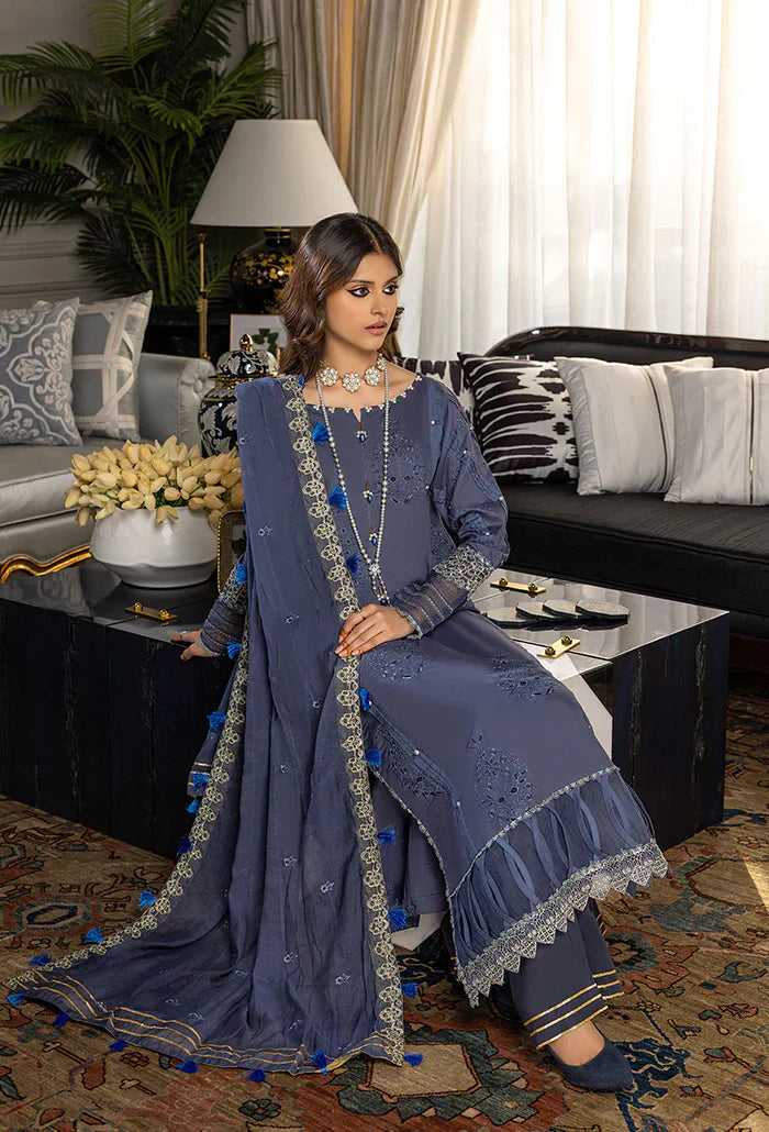 Humdum | Charlotte Chikankari Lawn | D02 - Saira Saqlain